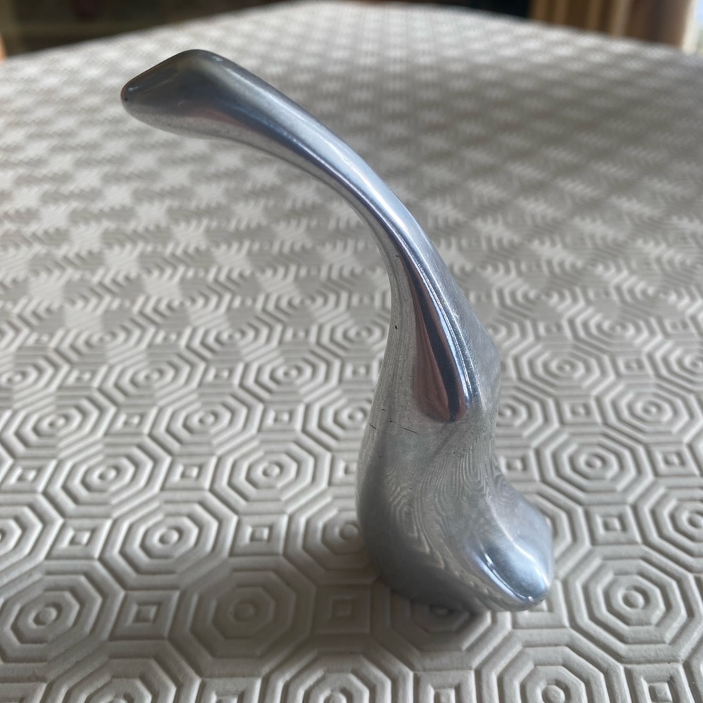 Modern Silver Sculpture
